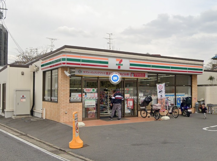 コンビニ　セブンイレブン 東船橋1丁目店（コンビニ）まで376m