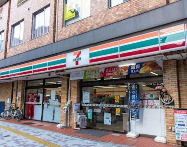 コンビニ　セブン－イレブン朝日橋店（コンビニ）まで120m