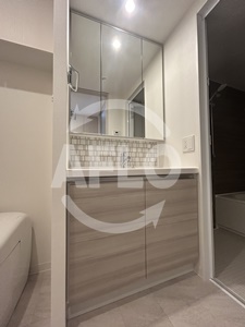 洗面設備　ザ・パークハビオ都島フロント　洗面所