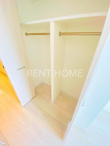 収納　大容量のクローゼット付です。