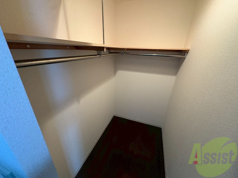 収納　洋室にはクローゼットがあるのですっきり片付きそうです。