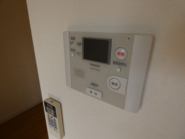 セキュリティ　ＴＶモニター付のインターホンです。