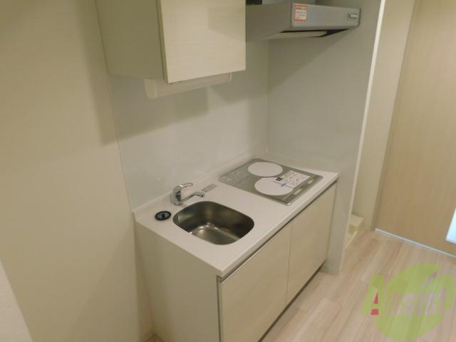 キッチン　２口ＩＨコンロのキッチンです