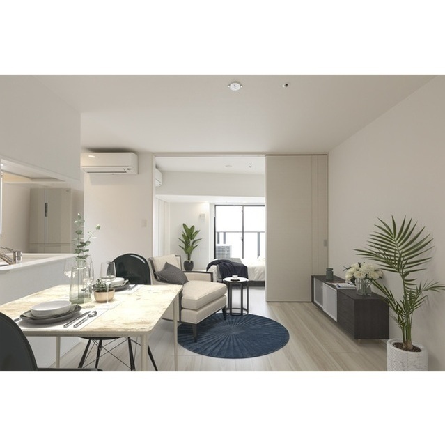 居室・リビング　家具・調度品等はＣＧ加工です。実際の賃貸住居には含まれません