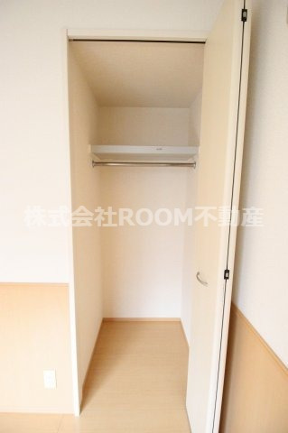 収納　たっぷりとした収納スペースです