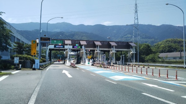 その他　松山自動車道 三島川之江IC 下り 出口（その他）まで438m