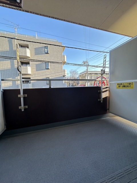 バルコニー　別部屋参考写真です