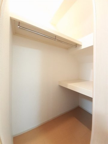 収納　たっぷりとした収納スペースです