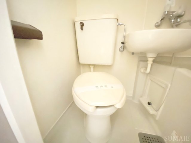 トイレ　ゆったりとした空間のトイレです