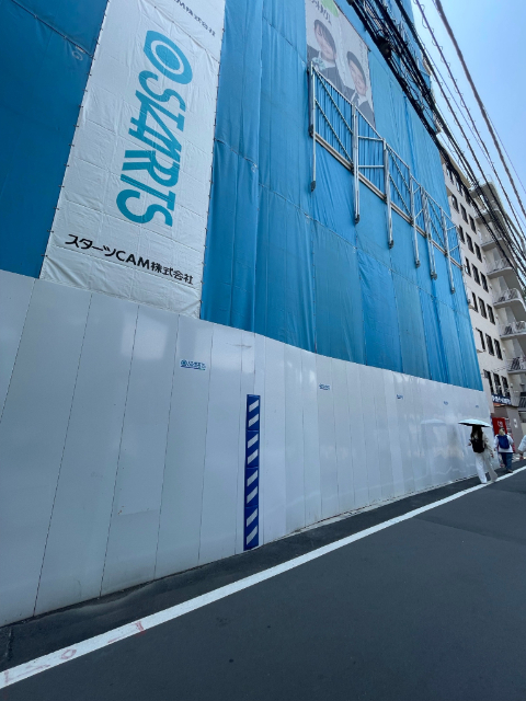 建物外観　建物北側　建設中です