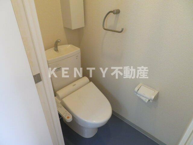 トイレ　ゆったりとした空間のトイレです