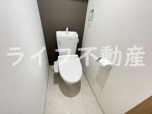 トイレ　ゆったりとした空間のトイレです