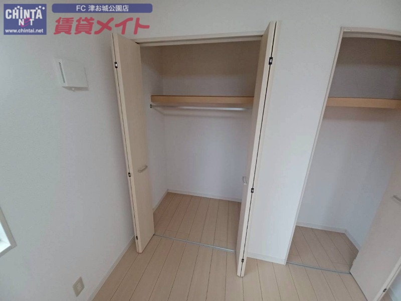 収納　同じ物件、別部屋の写真です