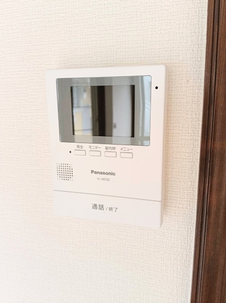 セキュリティ　安心のモニター付インターホン☆
