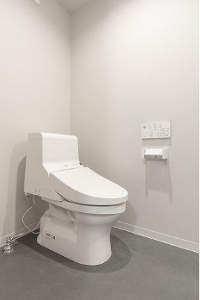 トイレ　ゆったりとした空間のトイレです