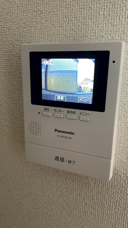 セキュリティ　※写真は２０５号室のものです。