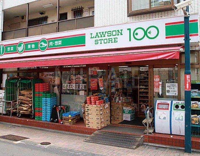 コンビニ　ローソンストア100横浜大口通店（コンビニ）まで80m
