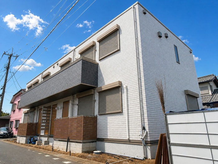 建物外観　建築中