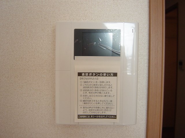 セキュリティ　カメラ付インターホン（イメージ）