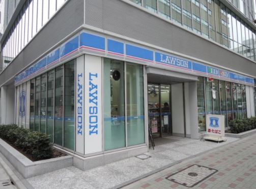 コンビニ　ローソン 日本橋蛎殻町店（コンビニ）まで100m
