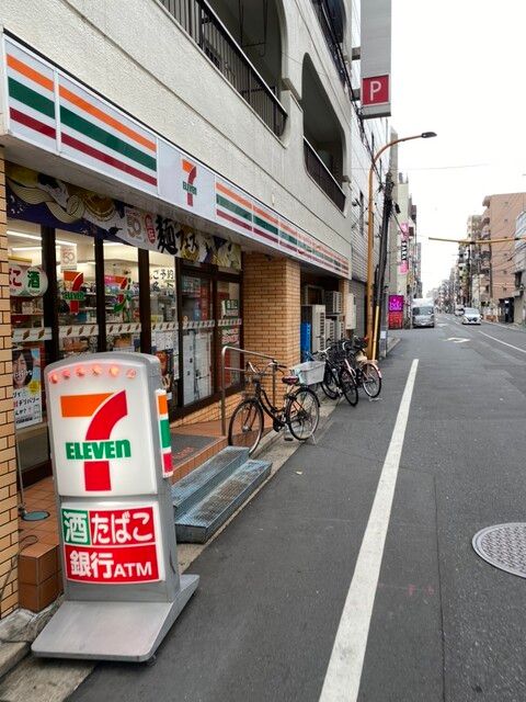 コンビニ　セブンイレブン 墨田江東橋4丁目店（コンビニ）まで169m