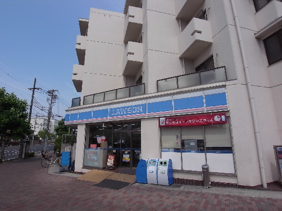 コンビニ　ローソン 岡本三丁目店（コンビニ）まで85m