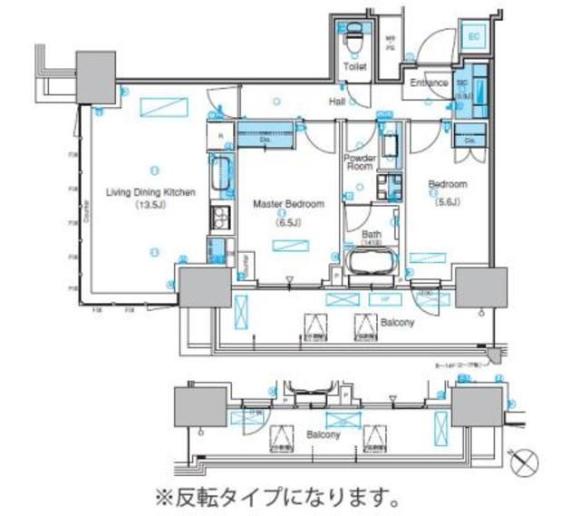 パークアクシス豊洲キャナルの間取り写真