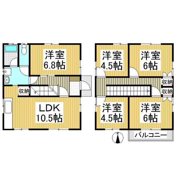 御代田一戸建ての間取り写真