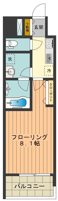 シャーメゾンステージ日野の間取り写真