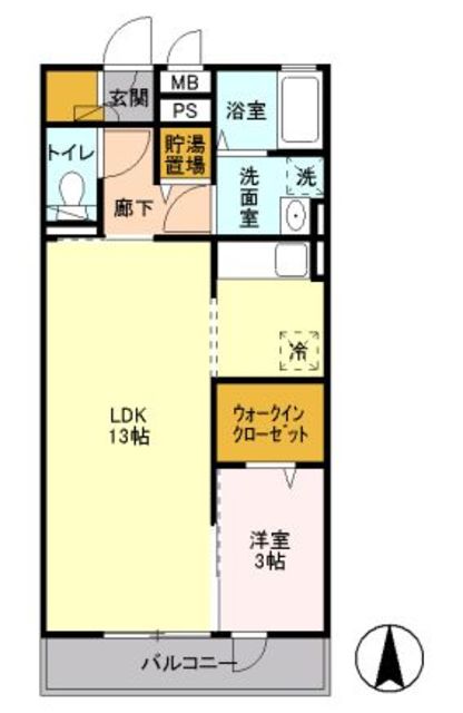 ビスタコートの間取り写真
