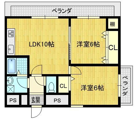オパス四条の間取り写真