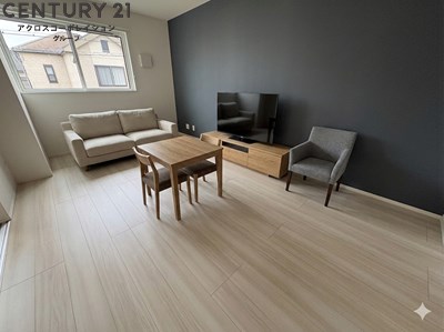 居室・リビング　画像中の家具はAIにより配置加工しているため、付属しません