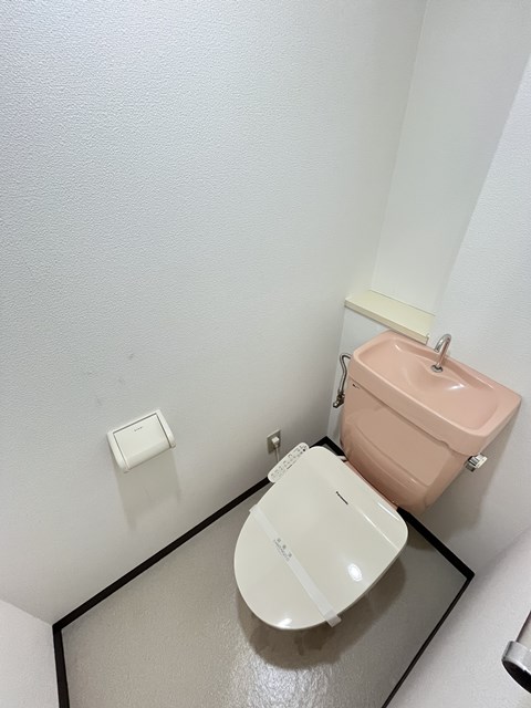 大正町中村コーポのトイレ写真