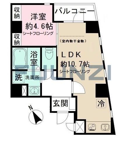 LEO六拾壱番館の間取り写真