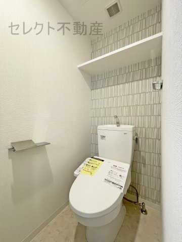 地下鉄名城線 上前津駅 徒歩6分 15階建 築4年のトイレ写真