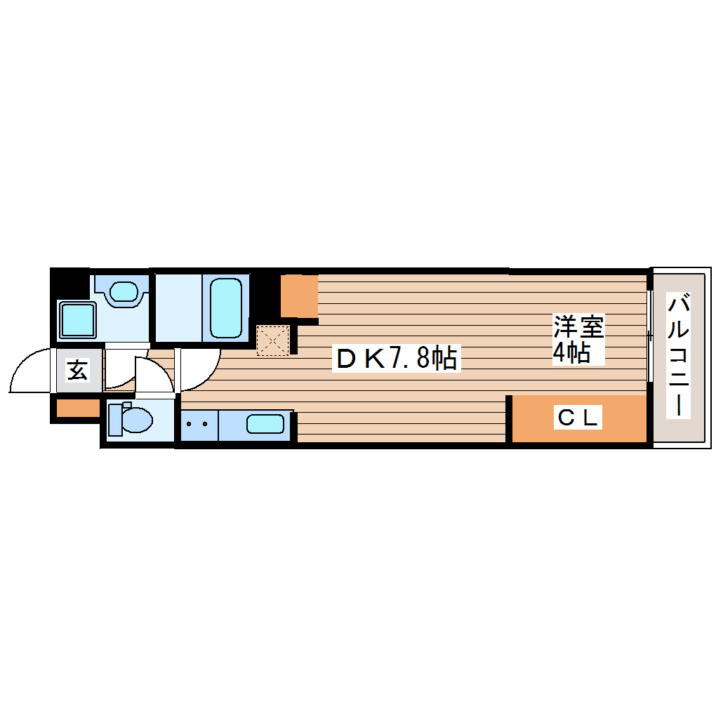 THE IoT Haranomachi βの間取り写真