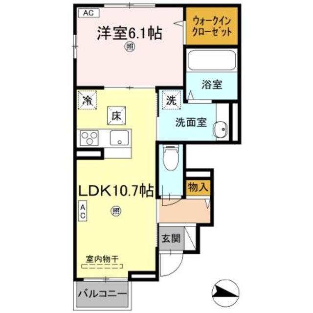 アスフォートの間取り写真