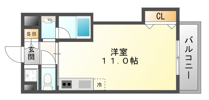 地下鉄今里筋線 だいどう豊里駅 徒歩6分 4階建 築24年の間取り写真
