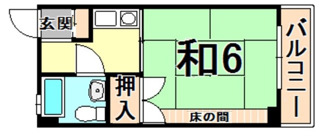 クレアコーポの間取り写真