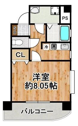スカイライト西九条の間取り写真