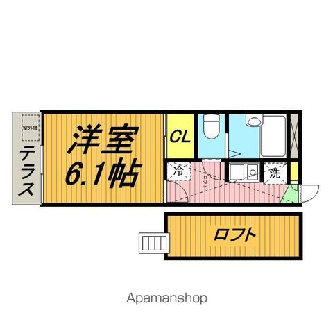 レオパレスオークアベニューの間取り写真