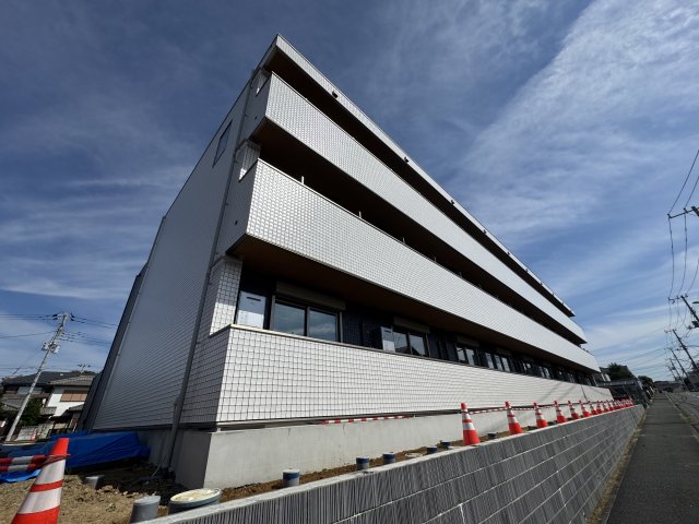 建物外観　※建築中の写真です。