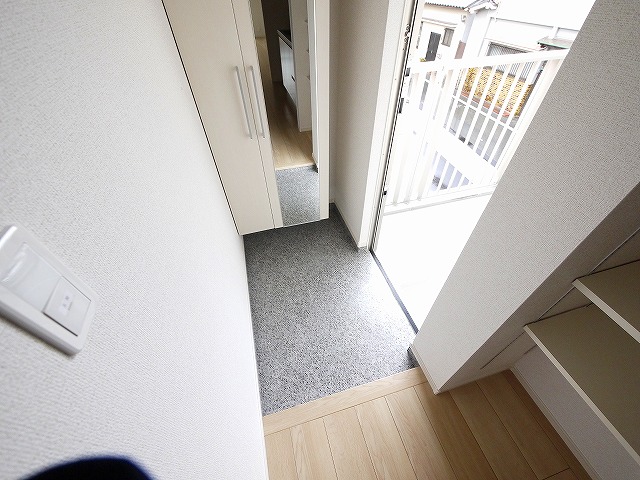 玄関　ゆったりとした玄関です