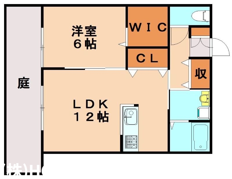 地下鉄七隈線 福大前駅 徒歩12分 2階建 築9年の間取り写真