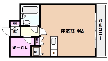 ホープ芦屋の間取り