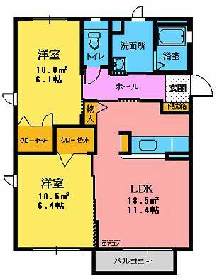 ホープフルの間取り