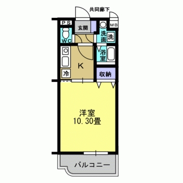 栄マンションの間取り