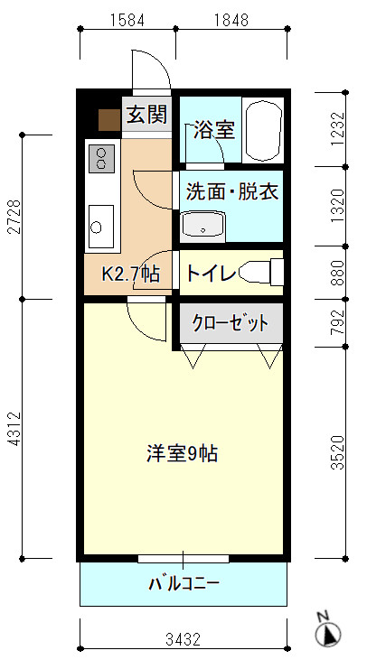 キャナルヒルズの間取り