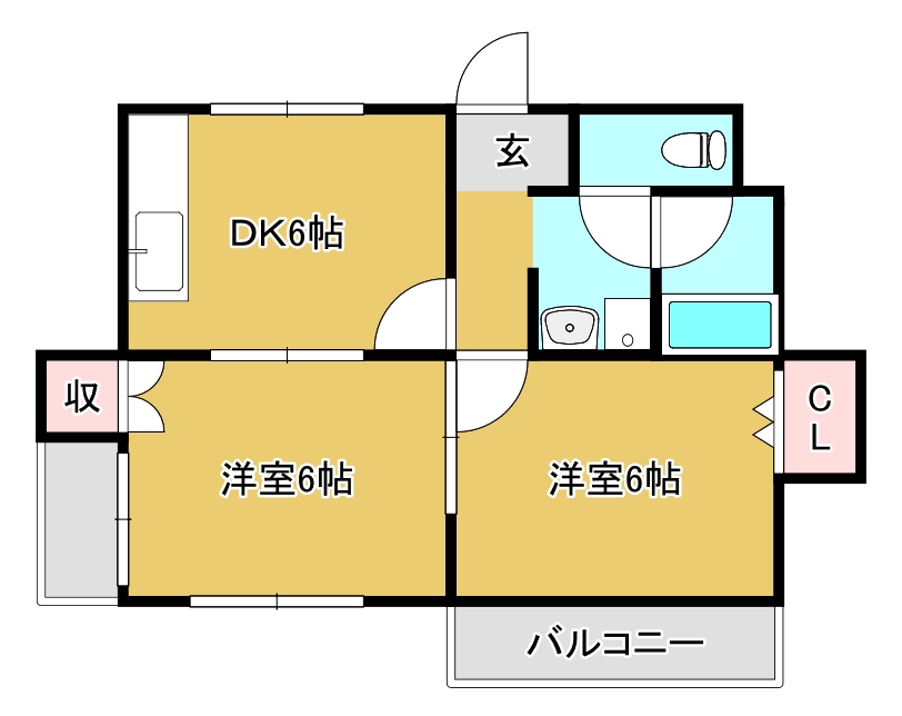 要VIIマンションの間取り