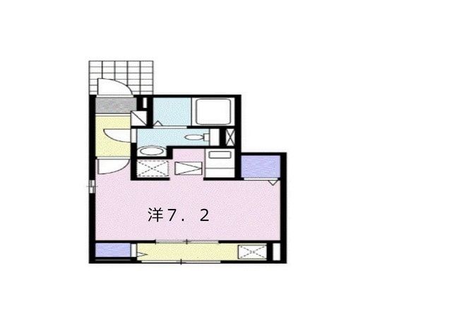 静岡県浜松市中央区鴨江３（アパート）の賃貸物件の間取り